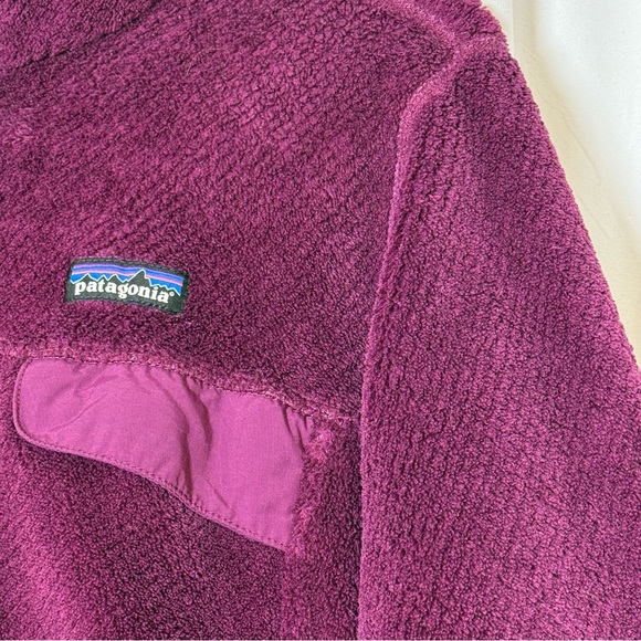Patagonia Re-Tool Snap-T Fleece Pullover Purple Womens Medium - Picture 7 of 14